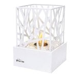 Purline Amaltea W Biochimenea de Sobremesa 0.75kW Blanco Purline Amaltea W Biochimenea de Sobremesa 0.75kW Blanco