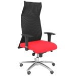 Sedia da ufficio rossa Piqueras y Crespo Sahuco Bali