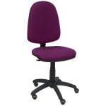 Piqueras y Crespo Ayna Bali Chaise de bureau à roulettes en parquet violet Piqueras y Crespo Ayna Bali Chaise de bureau à roulettes en parquet violet