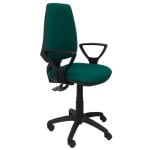 Piqueras y Crespo Elche S Bali Cadeira de Escritório com Braços Fixos Verde Clara