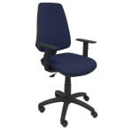 Piqueras y Crespo Elche CP Bali Sedia da ufficio braccioli regolabili ruote nylon blu navy Piqueras y Crespo Elche CP Bali Sedia da ufficio braccioli regolabili ruote nylon blu navy