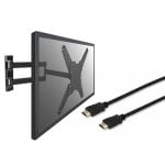 Equip Pack Soporte TV 23"/55" VESA 400x400 Max 35Kg + Cable HDMI 2.0b 5m