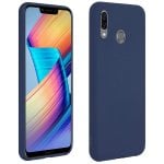 Avizar Dunkelblaue flexible Silikon-Schutzhülle für Honor Play