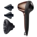 Secador de Cabelo Iónico Remington Air 3D D7777 1800W 3 Temperaturas 2 Velocidades com Difusor e Ecrã Bronze