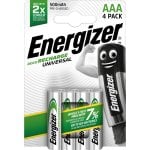 Energizer Universal-Akkus 500 mAh AAA 4 Einheiten