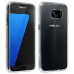Avizar Fundas Protectora de Silicona y Policarbonato Protección 360º  Transparente para Samsung Galaxy S7 Edge