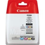 Canon CLI-581 Pack Cartucho Original Negro/Color Canon CLI-581 Pack Cartucho Original Negro/Color