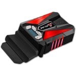 Klim Cool Refrigerador para Ordenador Portátil Negro/Rojo