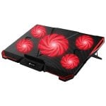 Klim Cyclone Base Refrigeradora para Portátil hasta 19" Negro/Rojo Klim Cyclone Base Refrigeradora para Portátil hasta 19" Negro/Rojo