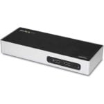 StarTech.com DK30ADD laptop-dockingstation & portreplikator Kabelgebunden USB 3.2 Gen 1 (3.1 Gen 1) Type-B Schwarz, Silber