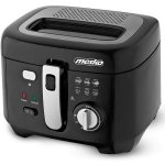 Fritadeira Mesko MS 4908 2,5L 1800W Preta com Termostato e Cuba Removível