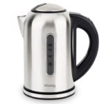 HKoenig BOE50 Fervedor de Água Programável 1.7L 2200W Aço Inoxidável/Preto