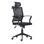 Adec Winner Silla de Oficina con Cabecero Negra
