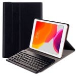 Custodia in similpelle nera per Apple iPad (2019/2020/2021) 10,2" + tastiera Bluetooth