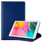 Custodia girevole in similpelle blu per Samsung Galaxy Tab A 8 (2019) T290 / T295 8"