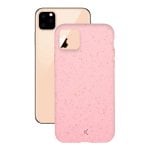 Ksix Silk Funda Eco-Friendly Rosa para iPhone 11 Pro Max