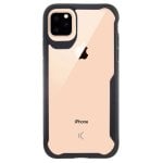 Custodia Flex Armor trasparente in seta Ksix con bordo nero per iPhone 11 Pro