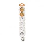 Multiprise Garza 5 Prises avec Interrupteur et Protection Enfant Blanche