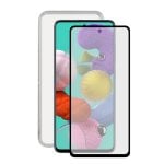 Contact Flex Funda Transparente + Protector Cristal Templado 9H para Samsung Galaxy A51 Contact Flex Funda Transparente + Protector Cristal Templado 9H para Samsung Galaxy A51