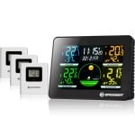 Bresser Optics 7000023 Digitale Wetterstation Schwarz LCD DC / Batterie Bresser Optics 7000023 Digitale Wetterstation Schwarz LCD DC / Batterie