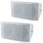 Electro Voice Evid-S10.1D 2x Caissons de Basses 10" 400W Blanc