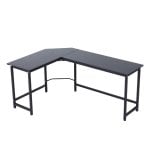 Vinsetto Mesa Esquinera de Oficina 168x120x75cm Negra