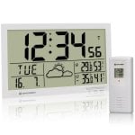 Breser MyTime Jumbo LCD Stazione Meteo da Parete Bianca
