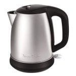 Moulinex BY550D10 bouilloire 1,7 L 2400 W Noir, Acier inoxydable