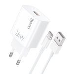 Cooles universelles USB Type-C 3A Schnellladegerät Weiß