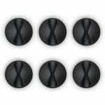 Bluelounge Cabledrop Pack 6 Organizador de Cables Negro Bluelounge Cabledrop Pack 6 Organizador de Cables Negro