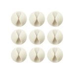 Bluelounge CableDrop Mini Pack 9 Organizadores de Cables Blancos Bluelounge CableDrop Mini Pack 9 Organizadores de Cables Blancos