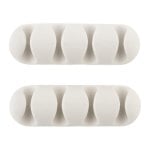 Bluelounge CableDrop Multi Pack 2 Organizadores de Cables Blancos Bluelounge CableDrop Multi Pack 2 Organizadores de Cables Blancos
