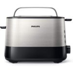 Torradeira Philips Daily HD2637/90 2 Ranhuras Largas 950 W 7 Níveis Descongelação Preto e Inox