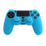 Coque en silicone FR-TEC + Grips Bleu pour PS4