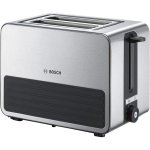 Toaster Bosch TAT7S25 2 Schlitze 1050 W Auftaufunktion Schwarz/Grau