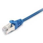 Equipaggia Cavo di Rete RJ45 S/FTP Schermato Cat.6A Blu 0,25m