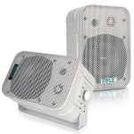 Pyle PDWR40W Pareja de Altavoces Pasivos 400W Blancos