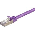 Equipaggia Cavo di Rete RJ45 S/FTP Platino Halogen Free Cat.6A Viola 5m