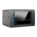 Armario rack mural Aiten Data AI6406 19" 6U 600 x 450 x 370 mm negro