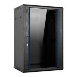 Armario rack mural Aiten Data AI6418 19" 18U 600 mm x 450 mm x 910 mm negro