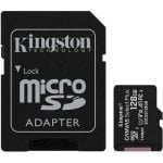 Cartão MicroSD Kingston Canvas Select Plus SDCS2 128GB UHS-I Classe 10 A1 com Adaptador SD
