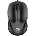 Rato HP com Fio 1200 DPI Ambidestro USB Tipo A Preto Compacto Rato HP com Fio 1200 DPI Ambidestro USB Tipo A Preto Compacto