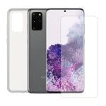 Contact Pack Funda TPU Transparente + Protector Cristal Templado para Samsung Galaxy S20 Plus Contact Pack Funda TPU Transparente + Protector Cristal Templado para Samsung Galaxy S20 Plus