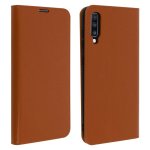 Avizar Capa de Couro Castanho Claro para Samsung Galaxy A70