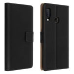 Custodia a libro in pelle nera Avizar per Samsung Galaxy A20e
