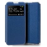 Étui à rabat bleu uni cool pour Samsung Galaxy A71