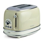 Vintage-Toaster Ariete 155/13 2 Schlitze 810 W 6 Bräunungsstufen Beige