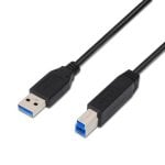 Nanocable Cable Impresora USB 3.0 Tipo A/B Macho/Macho 2m Negro Nanocable Cable Impresora USB 3.0 Tipo A/B Macho/Macho 2m Negro