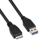 Nanocable Cable USB 3.0 Tipo A Macho a Micro USB B Macho 1m Negro Nanocable Cable USB 3.0 Tipo A Macho a Micro USB B Macho 1m Negro