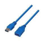Nanocable Cable USB 3.0 Alargador Macho/Hembra 2m Azul Nanocable Cable USB 3.0 Alargador Macho/Hembra 2m Azul